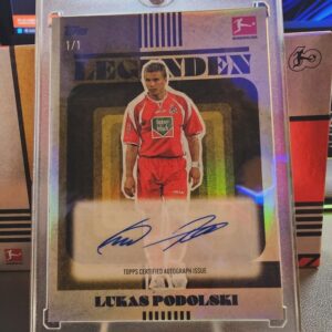 Lukas Podolski Autogramm 1/1 | 1. FC Köln | Topps