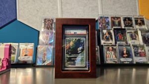 PSA Slab Rahmen Holz 3 Sammelkartenzubehör von Leuchtturm
