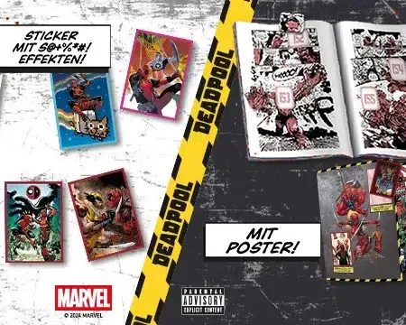 Panini feiert „Deadpool“ mit Sammelkarten & Stickern