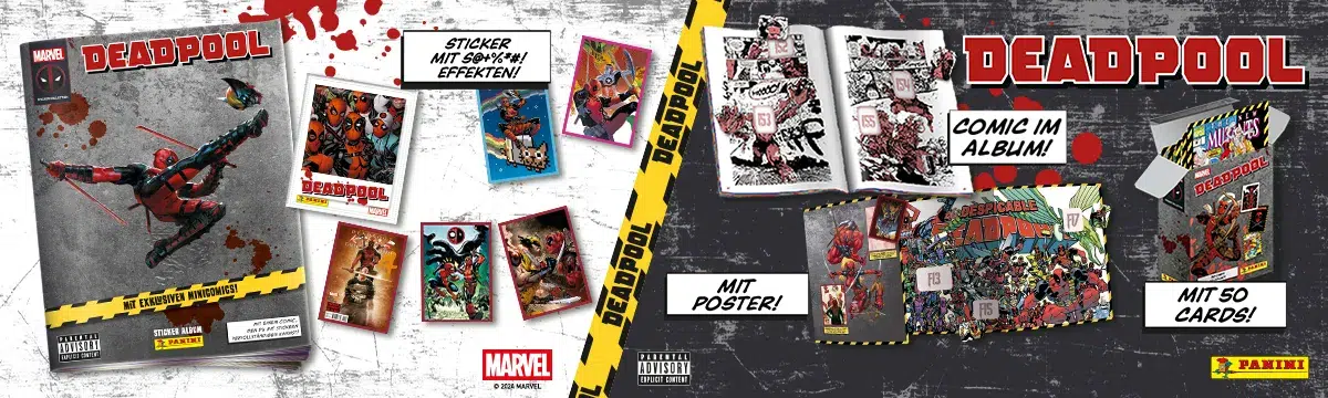 Marvel Deadpool Sammelkarten Panini