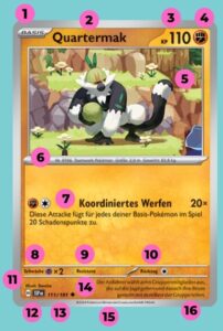 Pokémon Karte Aufbau Erklärbild