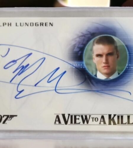 Trading Card Dolph Lundgren Autogramm