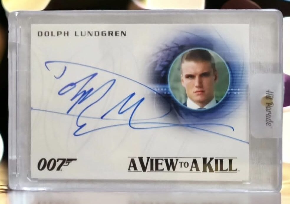 Trading Card Dolph Lundgren Autogramm