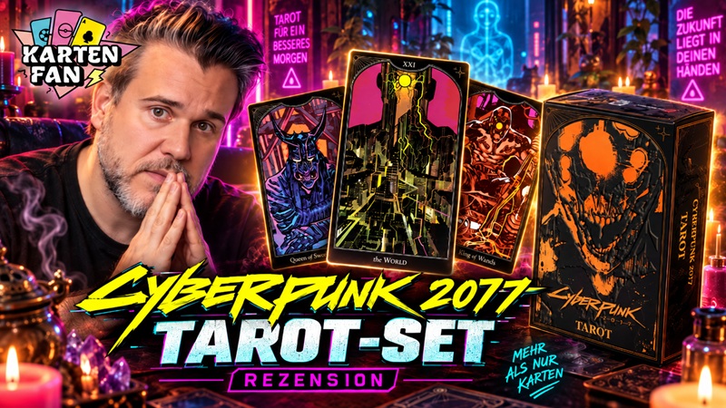 Cyberpunk 2077 Tarot Set Test Panini